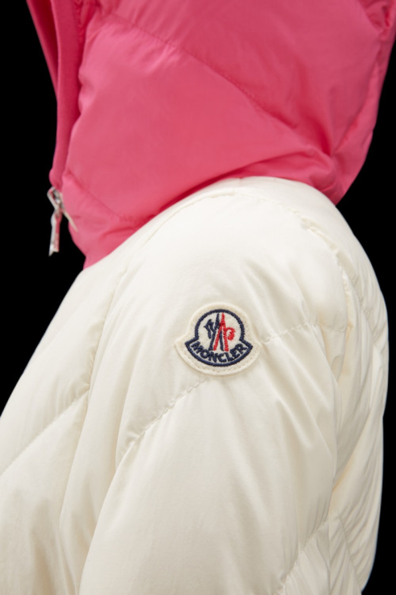 Chaquetas De Plumas Moncler Kaori Niña Blancos | VLPY-94756