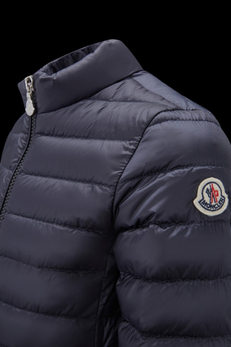 Chaquetas De Plumas Moncler Kaukura Niña Azul Marino Azules | JBXL-69043