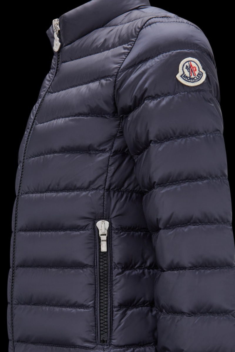 Chaquetas De Plumas Moncler Kaukura Niña Azul Marino Azules | JBXL-69043