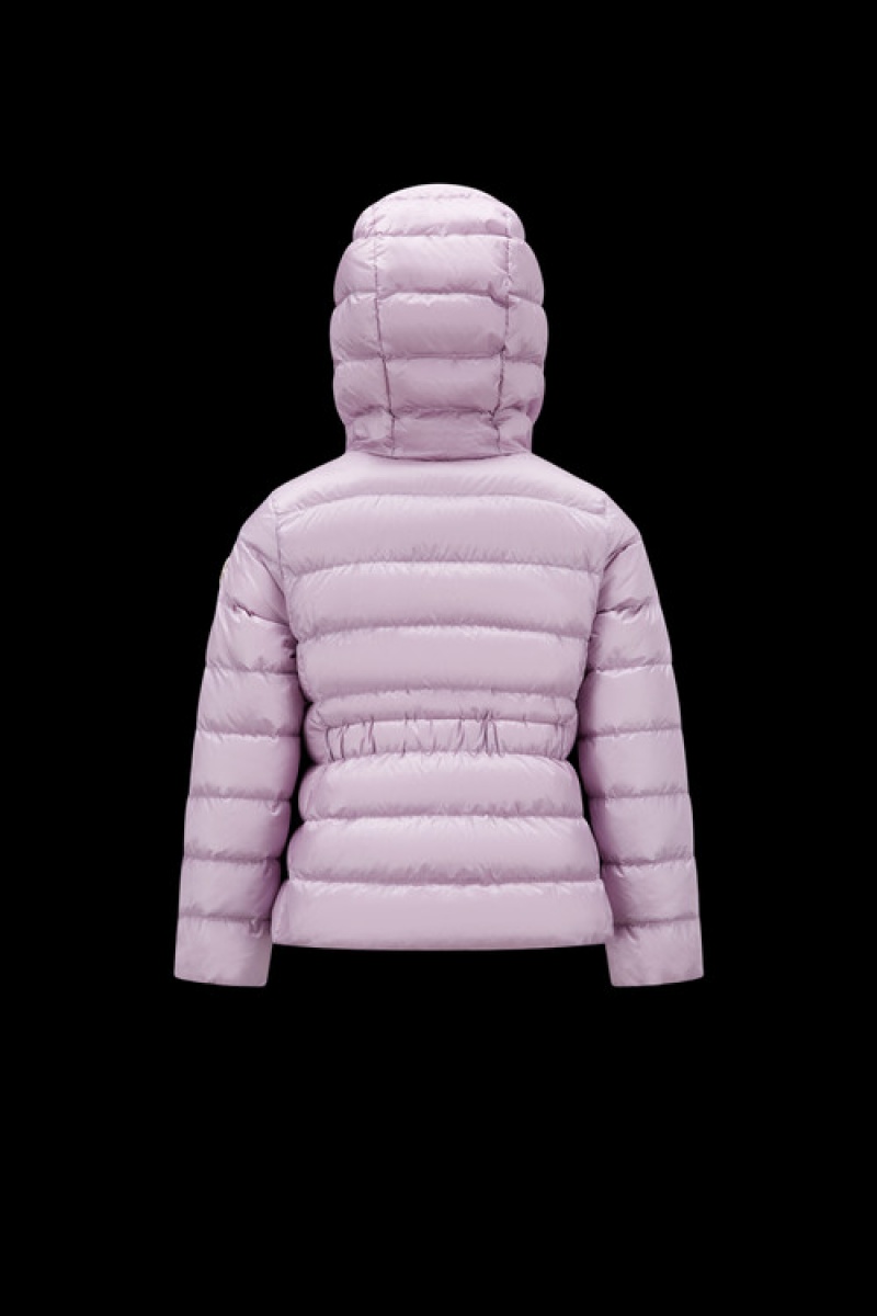 Chaquetas De Plumas Moncler Liset Niña Morados | AHJQ-60391