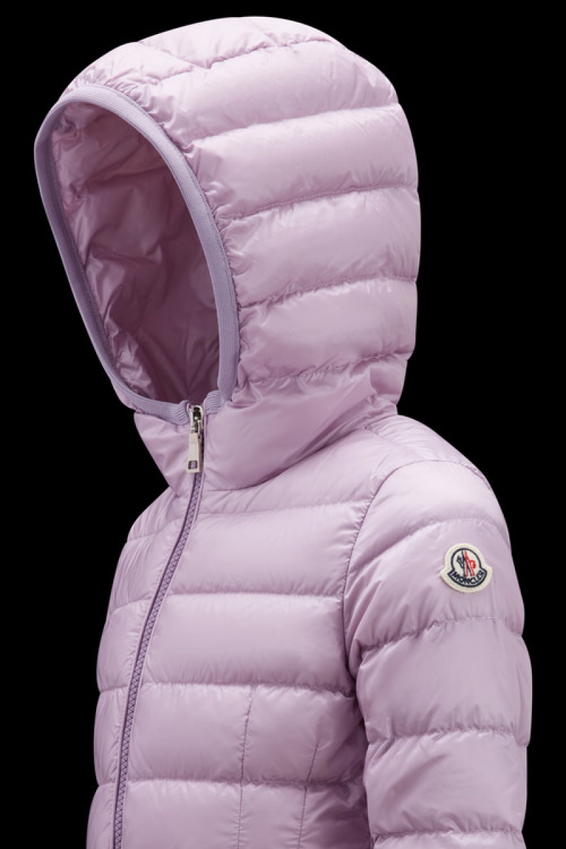 Chaquetas De Plumas Moncler Liset Niña Morados | AHJQ-60391