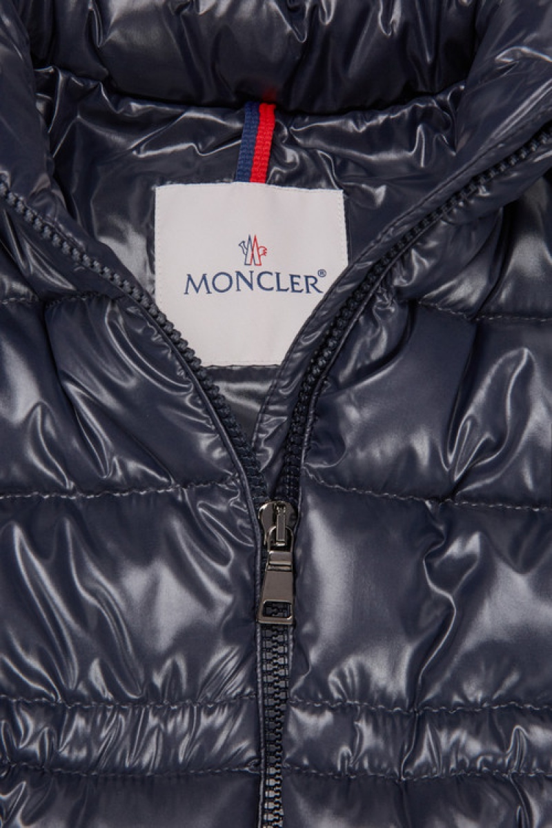 Chaquetas De Plumas Moncler Maire Niña Azules | PCQH-91836