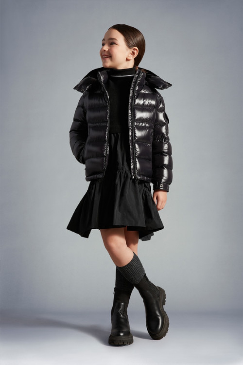 Chaquetas De Plumas Moncler Maire Niña Negros | FDBC-31840