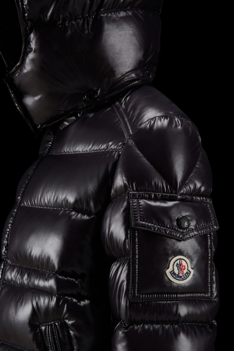 Chaquetas De Plumas Moncler Maire Niña Negros | FDBC-31840