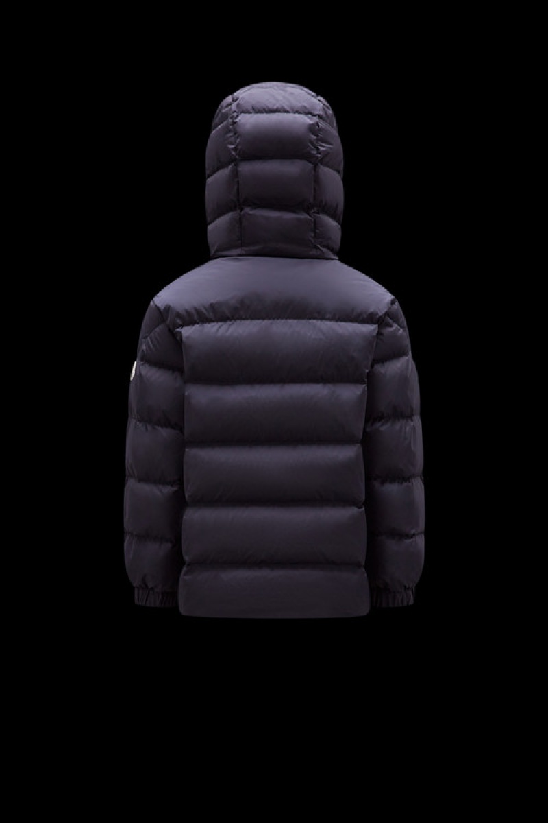 Chaquetas De Plumas Moncler Mark Niño Azul Marino Azules | TMAE-93410