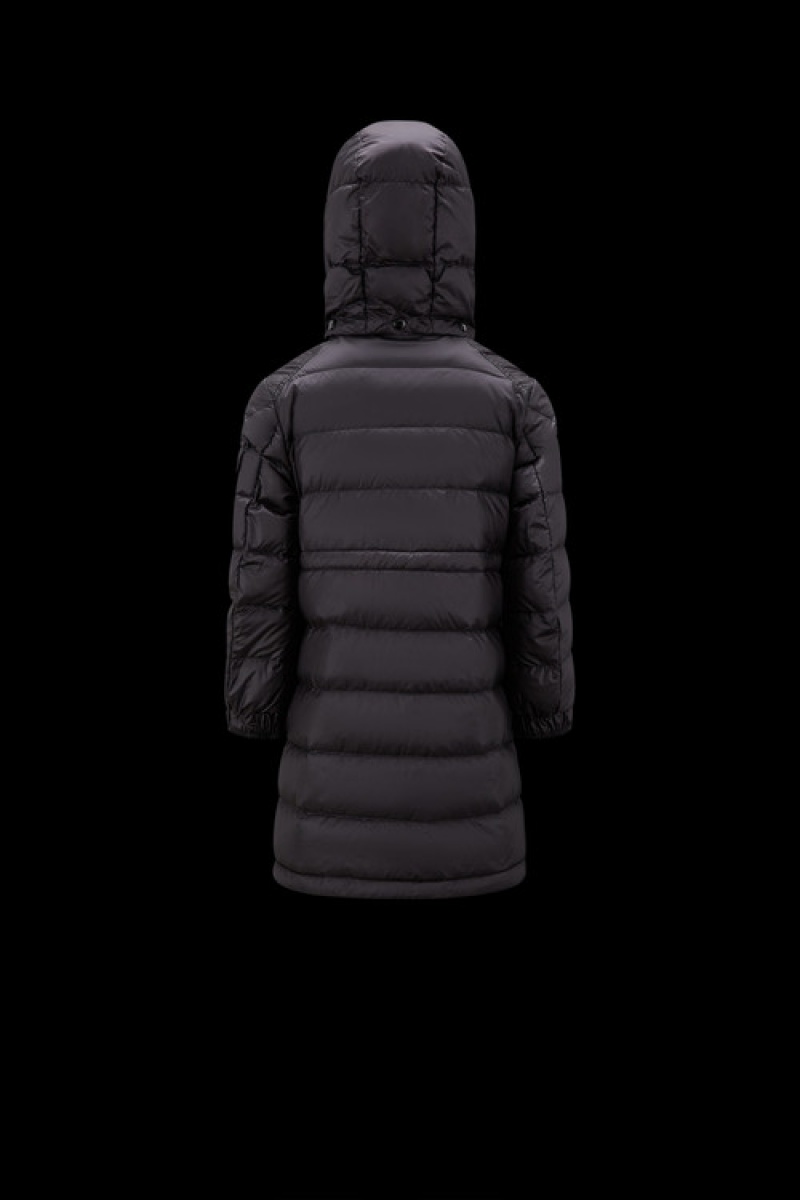 Chaquetas De Plumas Moncler Meillon Niña Negros | KSGR-15730