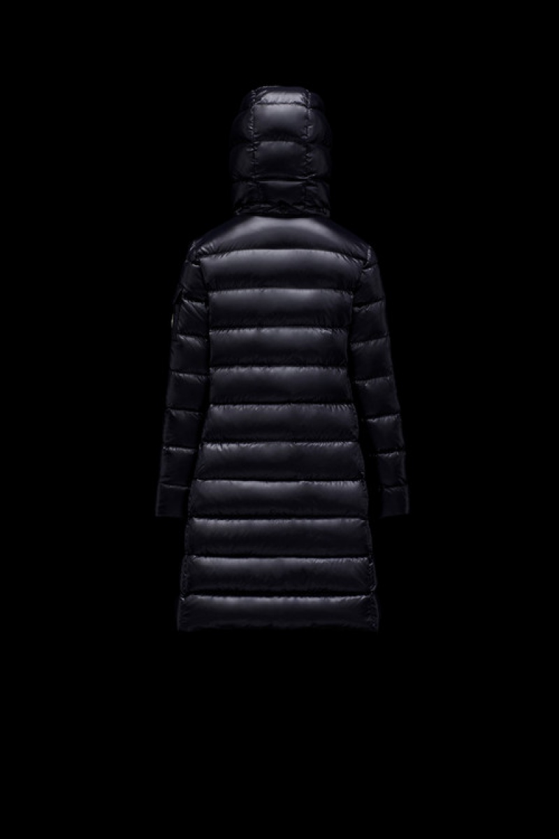 Chaquetas De Plumas Moncler Moka Niña Azules | QNUC-71820