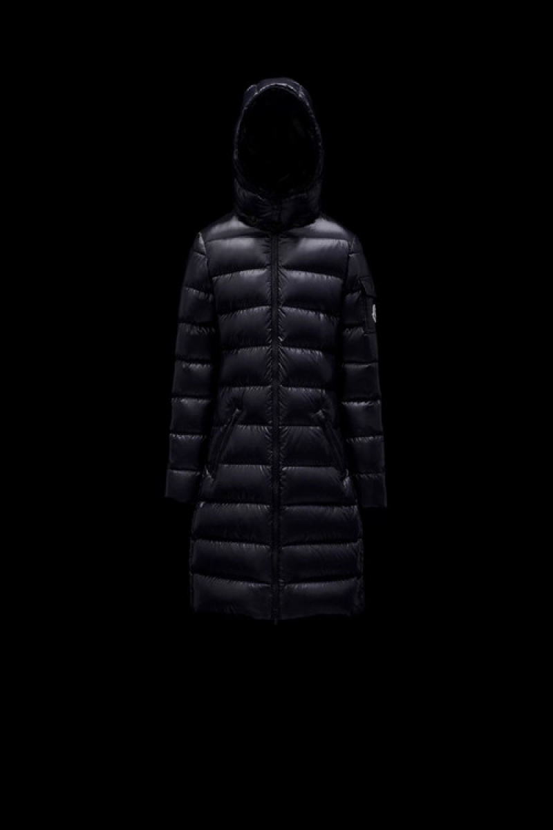 Chaquetas De Plumas Moncler Moka Niña Azules | QNUC-71820