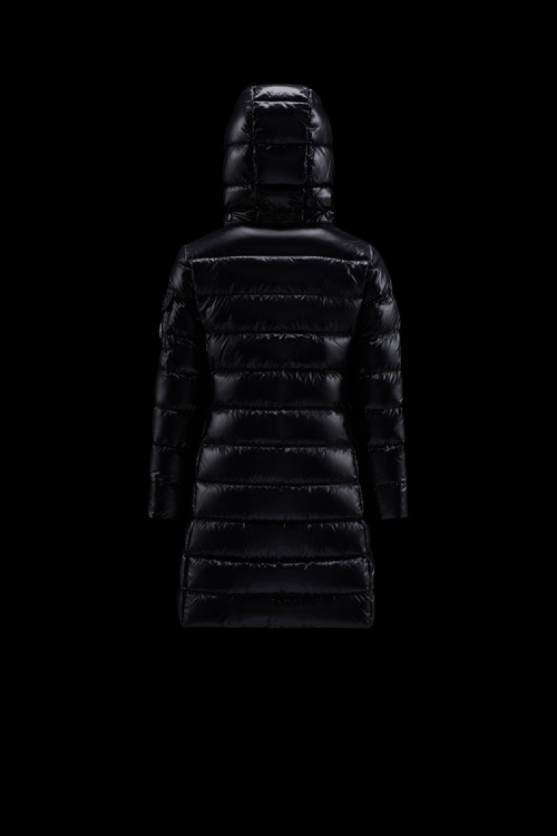 Chaquetas De Plumas Moncler Moka Niña Negros | QNXC-82930