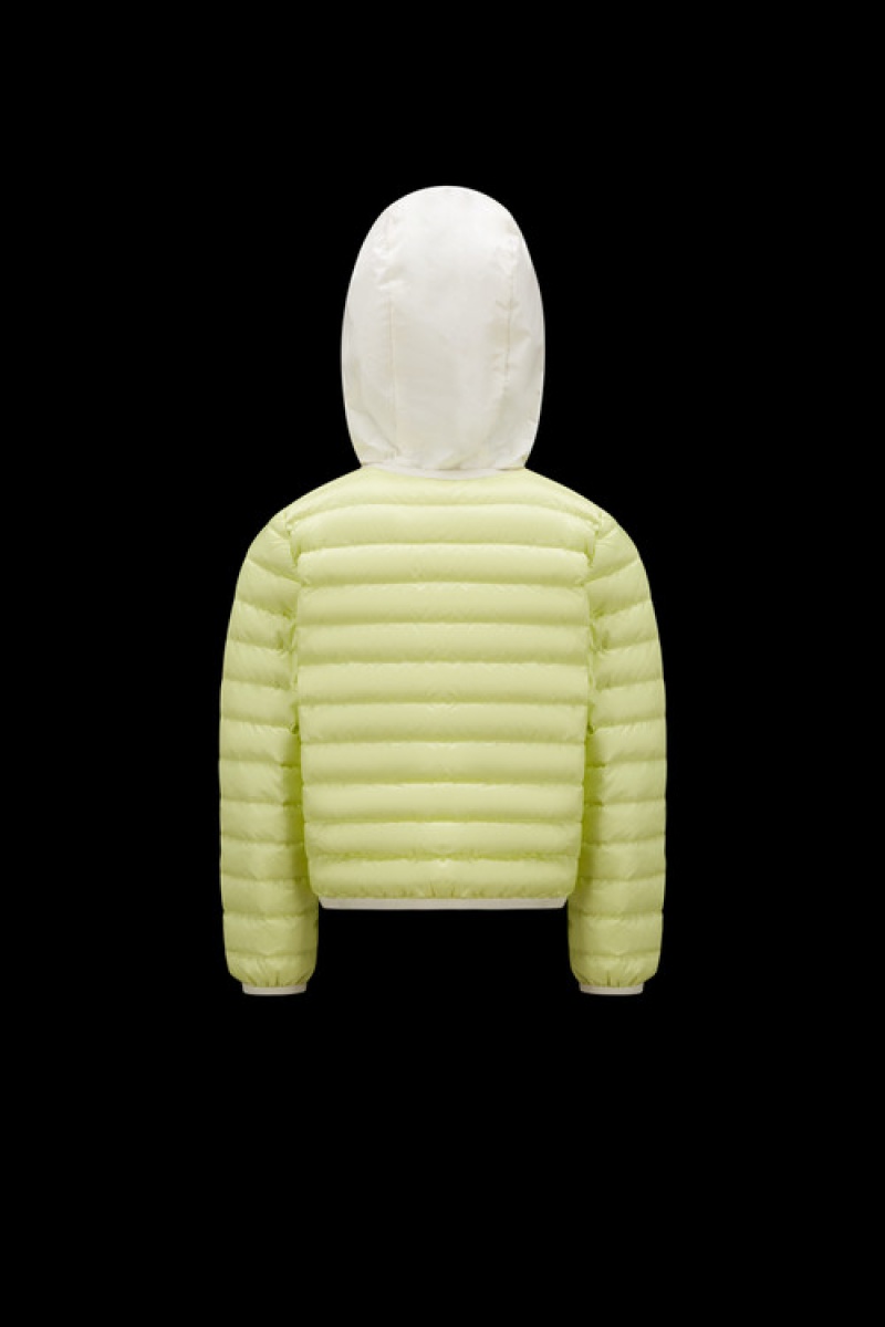 Chaquetas De Plumas Moncler Muzelle Niña Amarillos | QCIK-98305