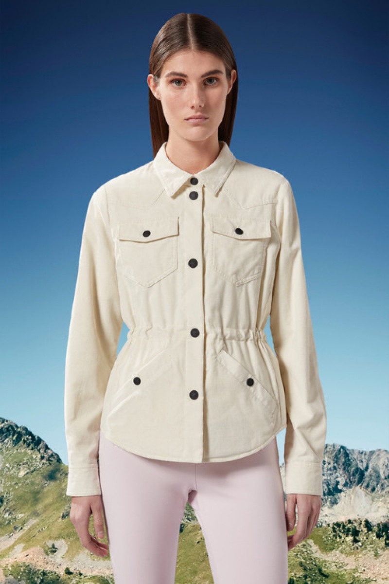 Chaquetas De Plumas Moncler Neudorf Mujer Blancos | GFAN-15072