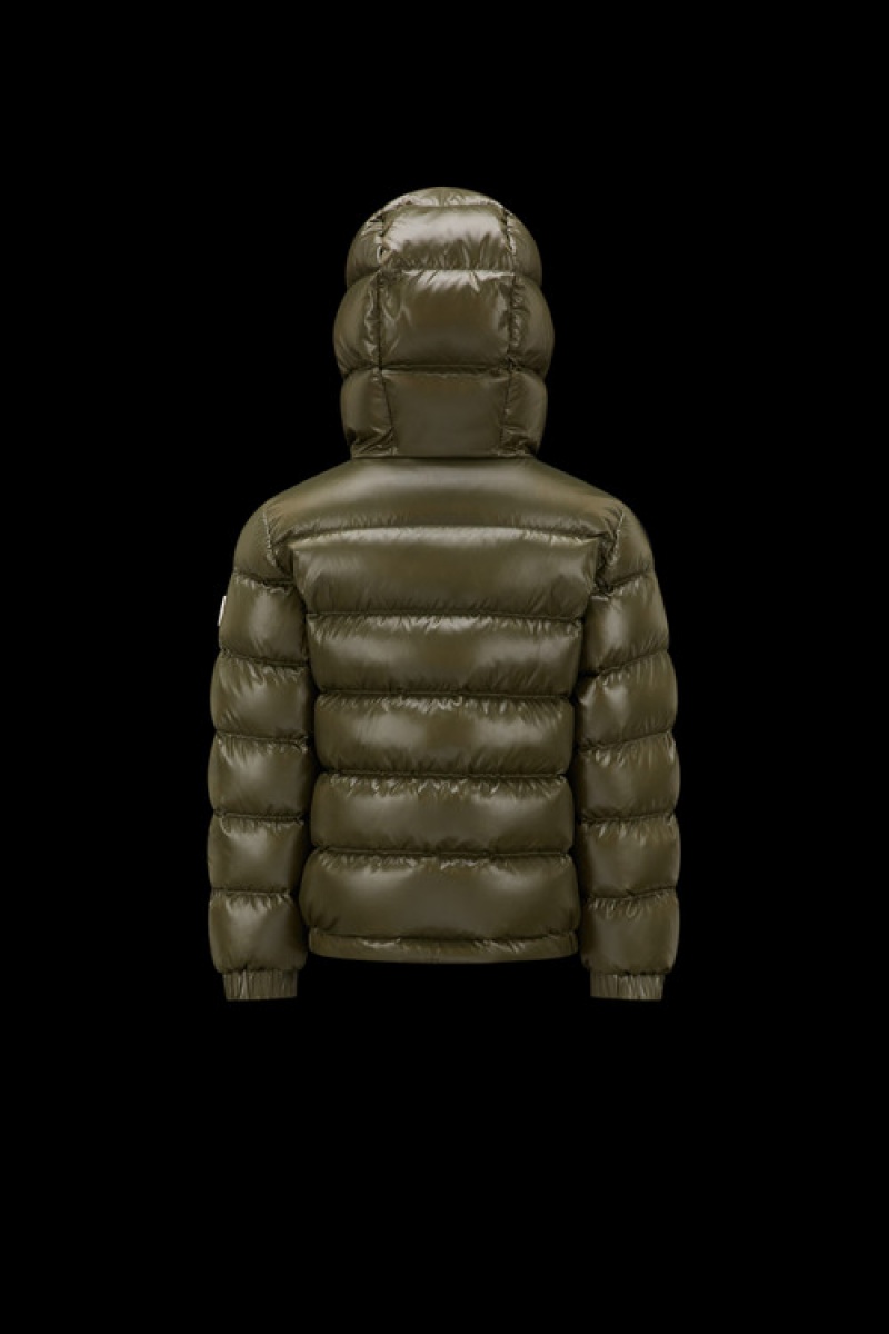 Chaquetas De Plumas Moncler New Aubert Niño Verdes Oscuro | WGJO-97315