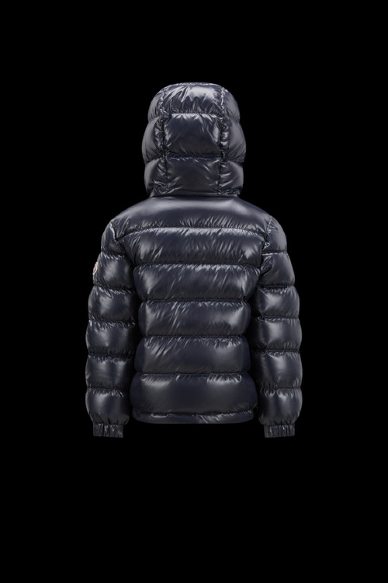 Chaquetas De Plumas Moncler New Aubert Niño Azules | YVSL-84307