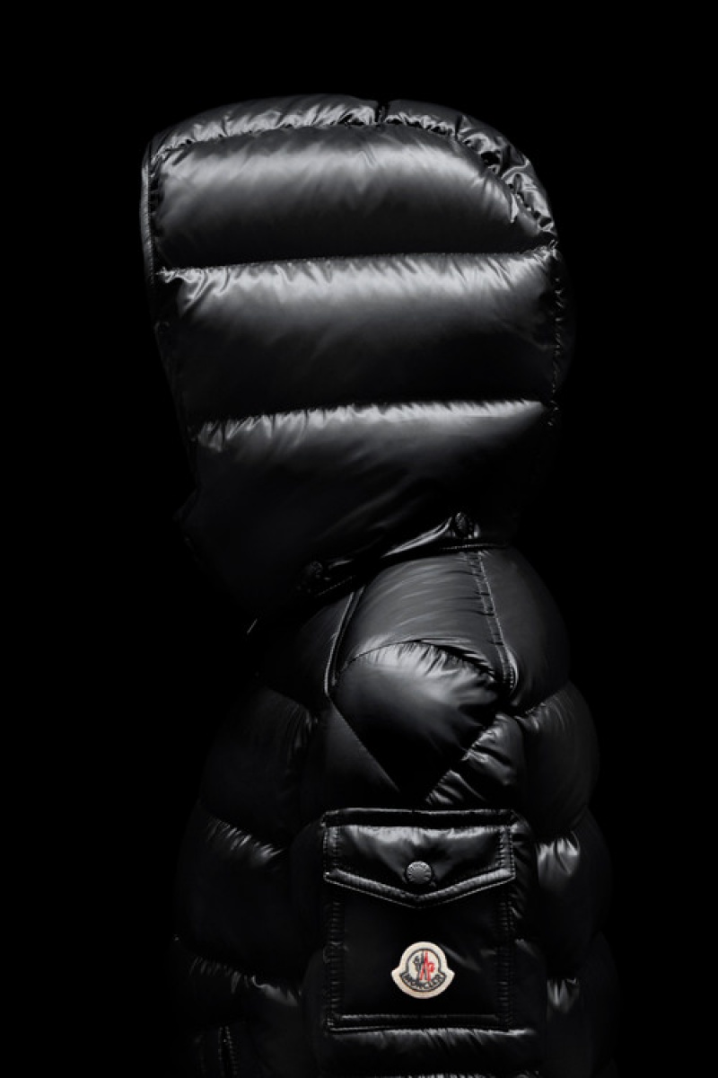 Chaquetas De Plumas Moncler New Moncler Maya Niño Negros | GCSY-94638