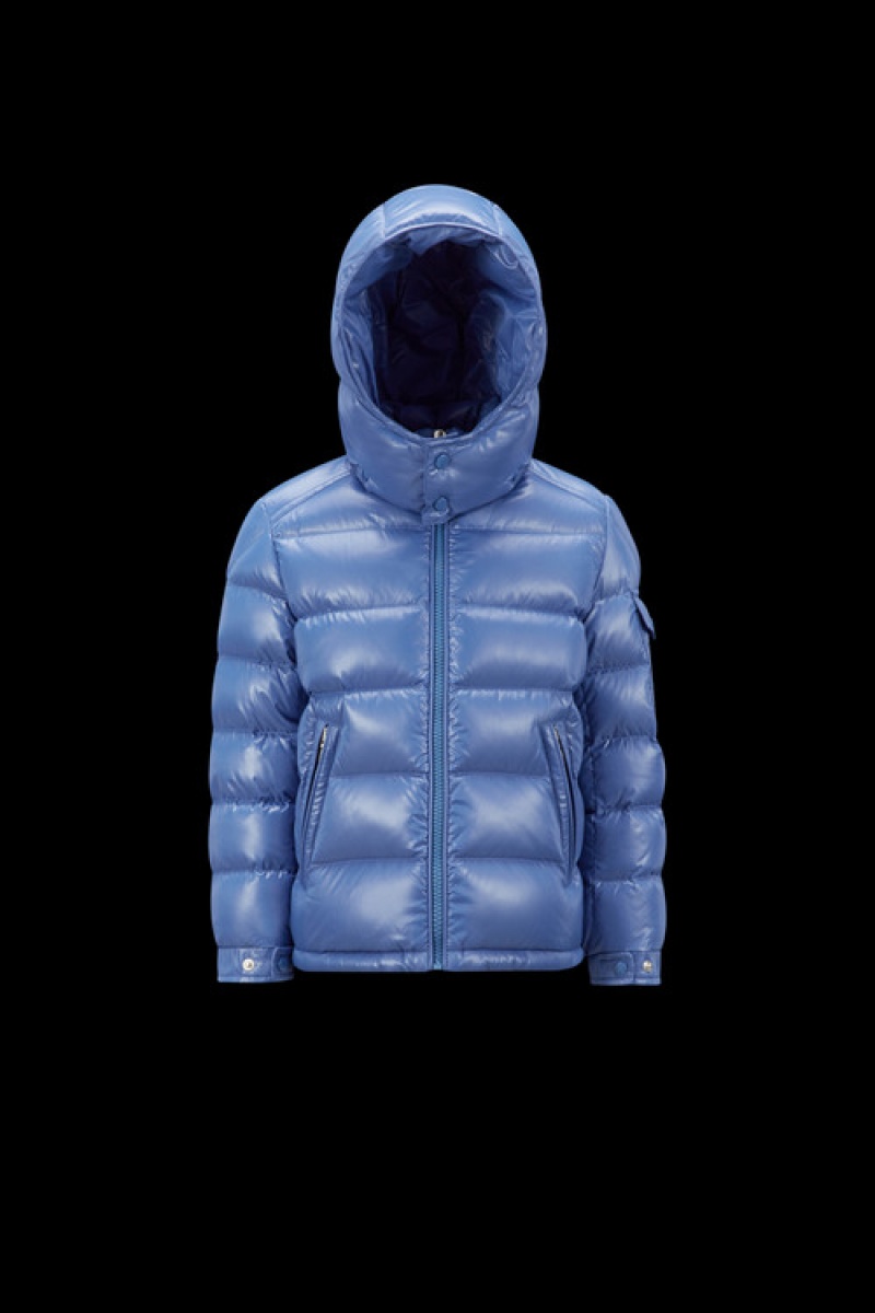 Chaquetas De Plumas Moncler New Moncler Maya Niño Azules | PNDU-50369