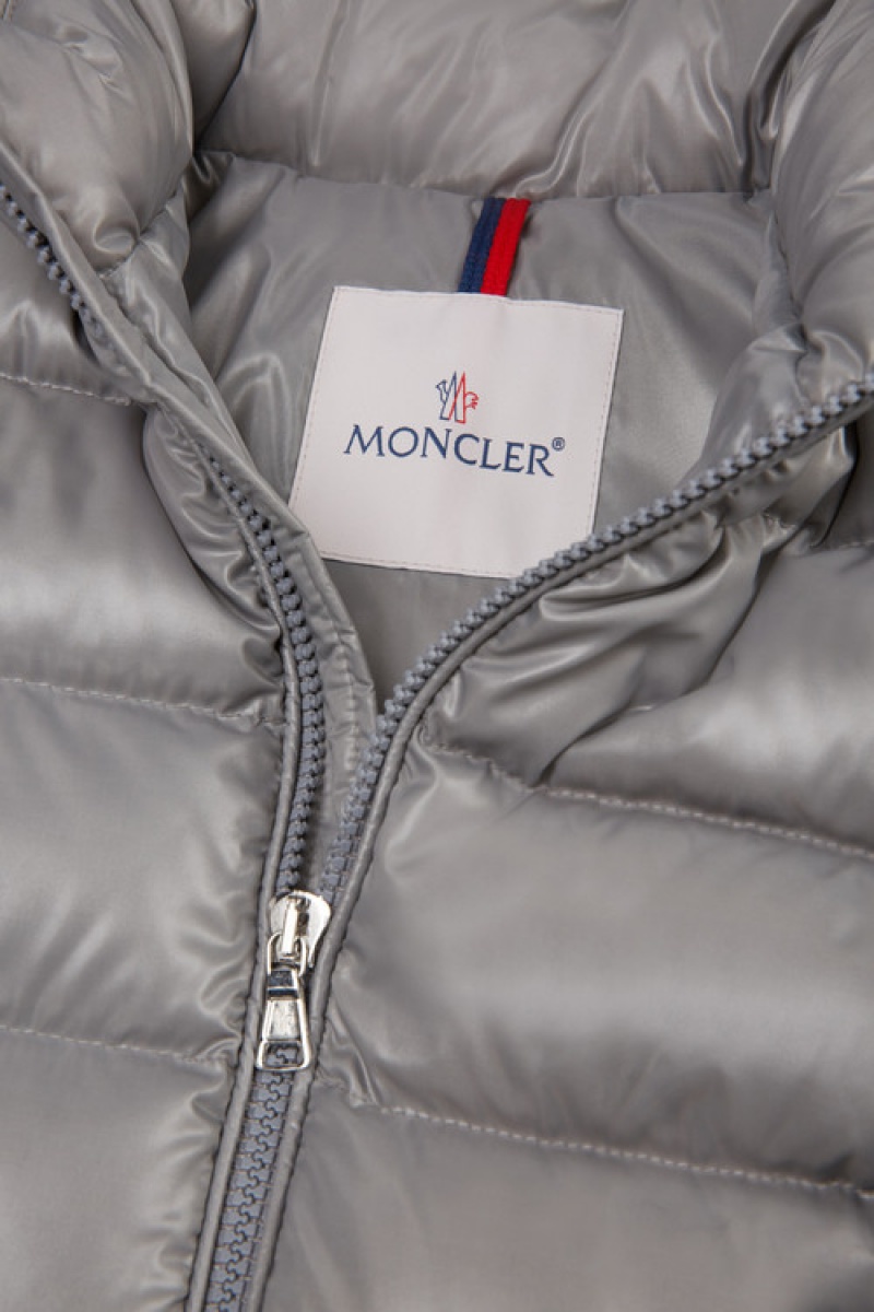 Chaquetas De Plumas Moncler New Moncler Maya Niño Grises | LPMK-46291