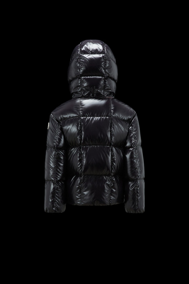 Chaquetas De Plumas Moncler Parana Niña Negros | FLGB-34529