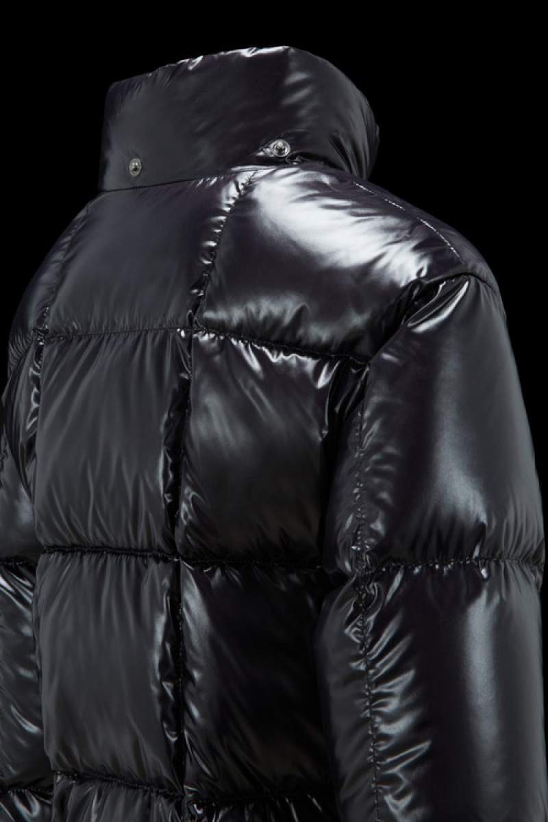 Chaquetas De Plumas Moncler Parana Niña Negros | FLGB-34529