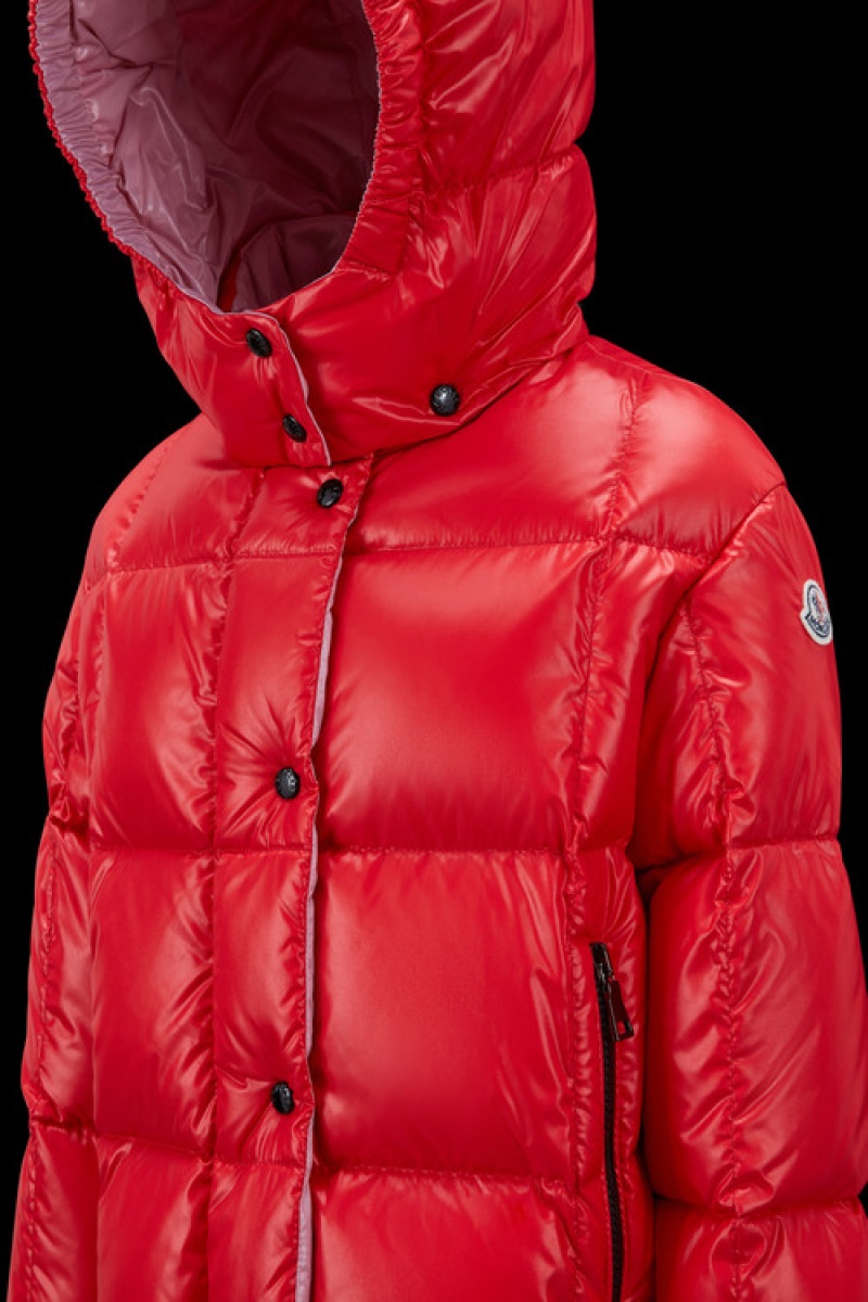 Chaquetas De Plumas Moncler Parana Niña Rojos Oscuro | NSTA-10675