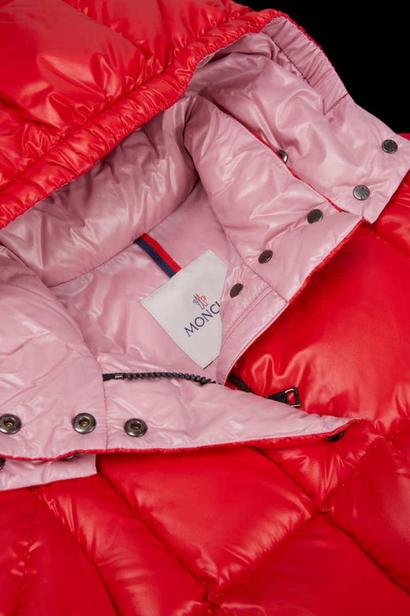 Chaquetas De Plumas Moncler Parana Niña Rojos Oscuro | NSTA-10675