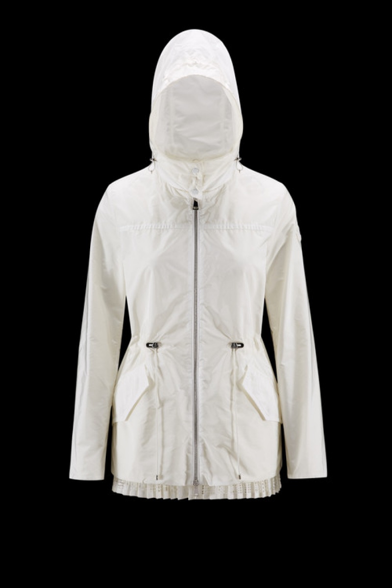 Cortavientos Moncler Baaba Parka Mujer Blancos | DOCJ-71549