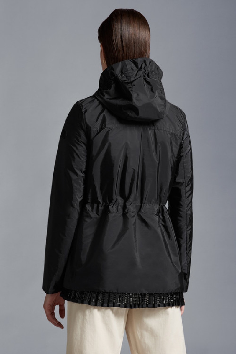 Cortavientos Moncler Baaba Parka Mujer Negros | CWMA-41905