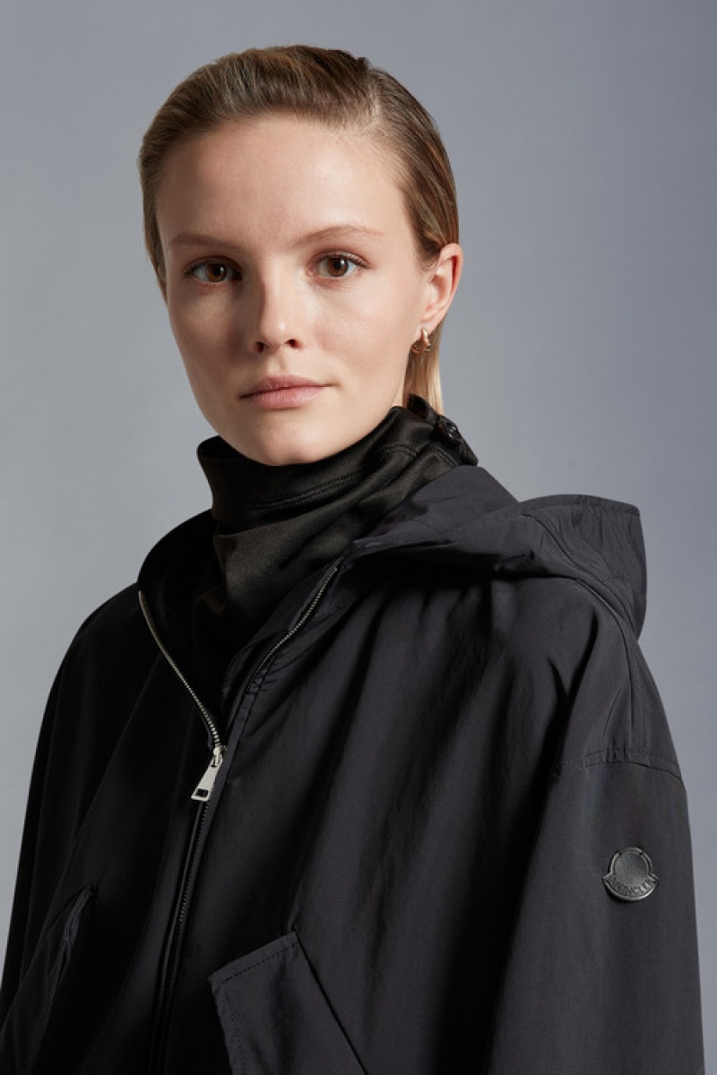 Cortavientos Moncler Belice Parka Mujer Negros | ASWI-95324