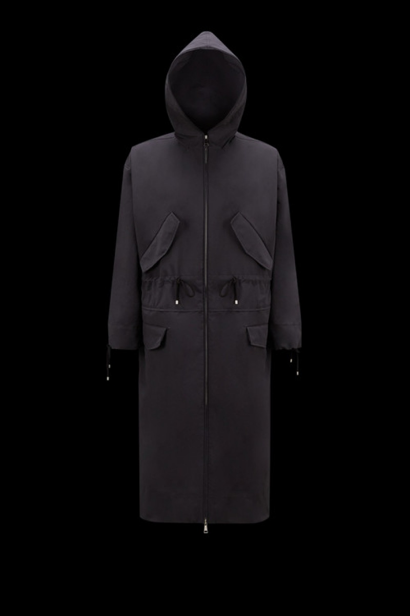 Cortavientos Moncler Belice Parka Mujer Negros | ASWI-95324