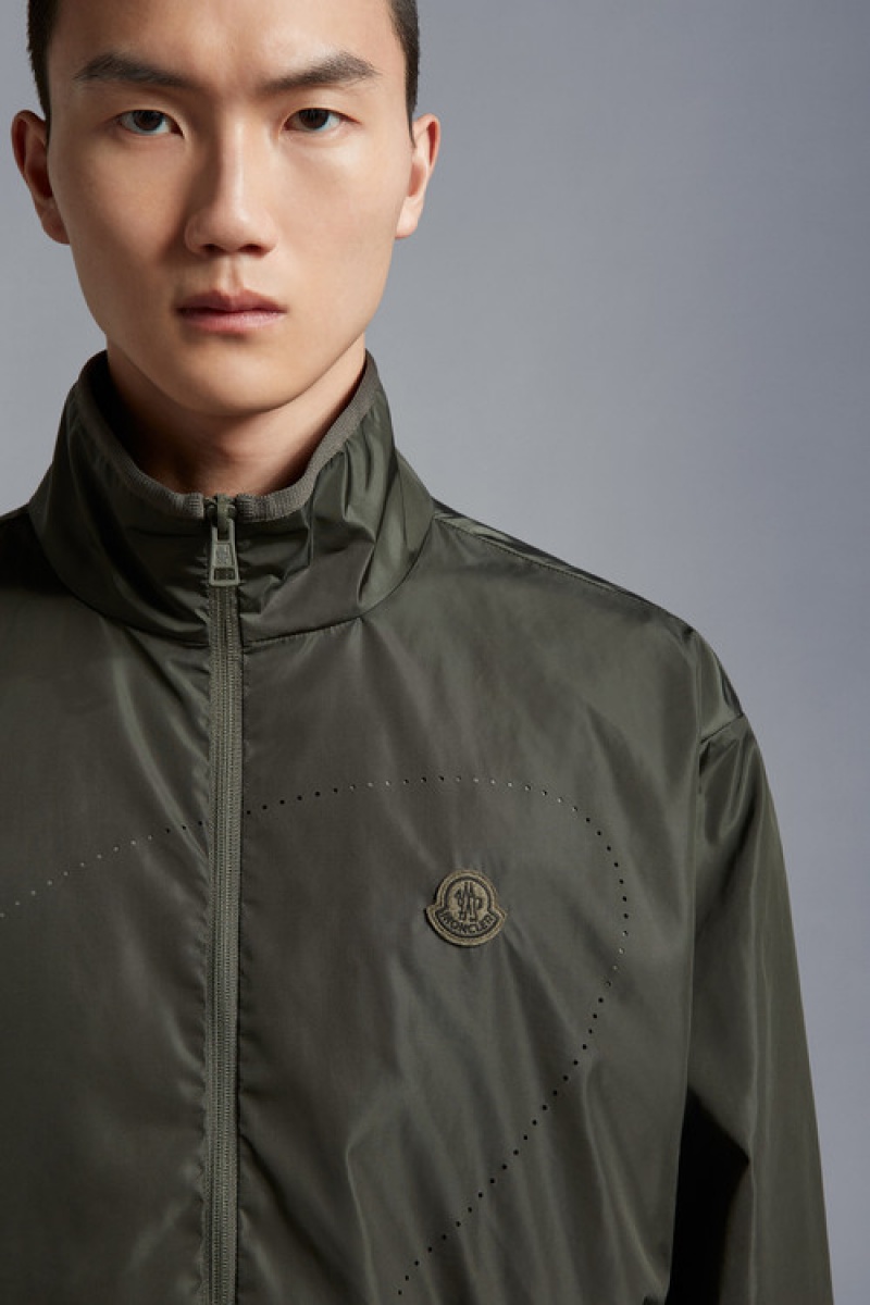 Cortavientos Moncler Clausis Hombre Verdes Oscuro | WFRA-70641