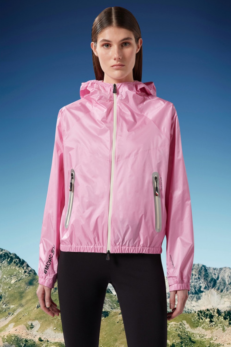 Cortavientos Moncler Crozat Mujer Rosas | RGLI-38275