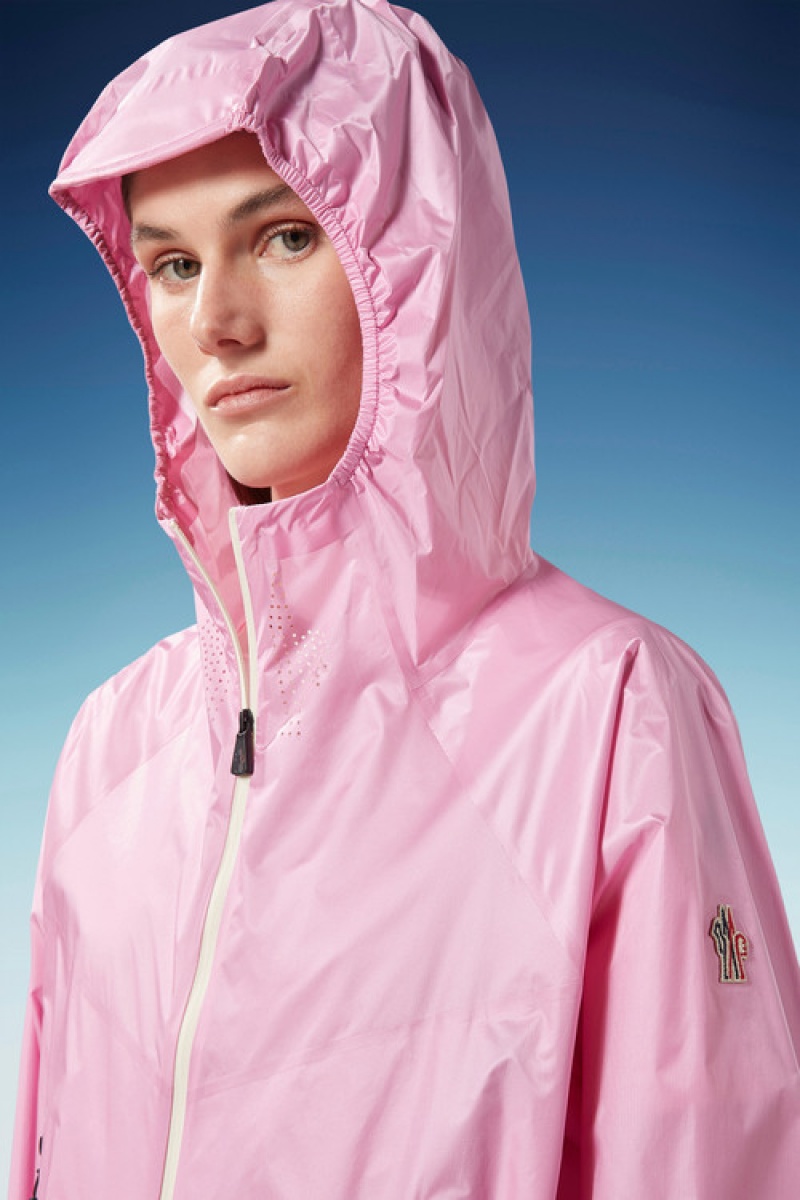 Cortavientos Moncler Crozat Mujer Rosas | RGLI-38275