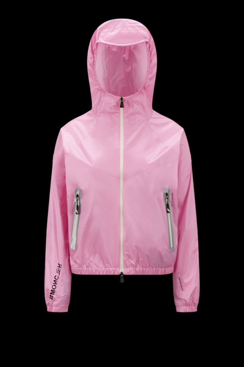 Cortavientos Moncler Crozat Mujer Rosas | RGLI-38275