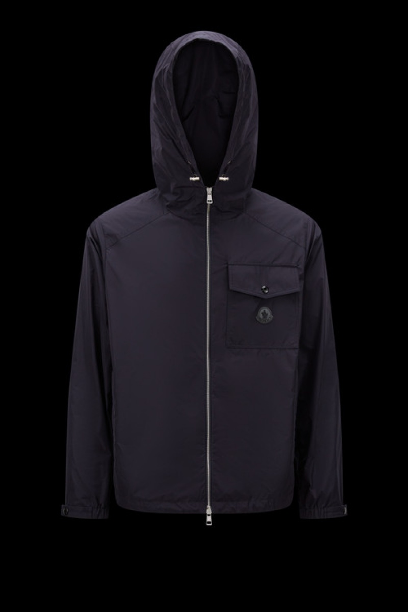 Cortavientos Moncler Fuyue Hombre Azul Marino Azules | TNYQ-92573