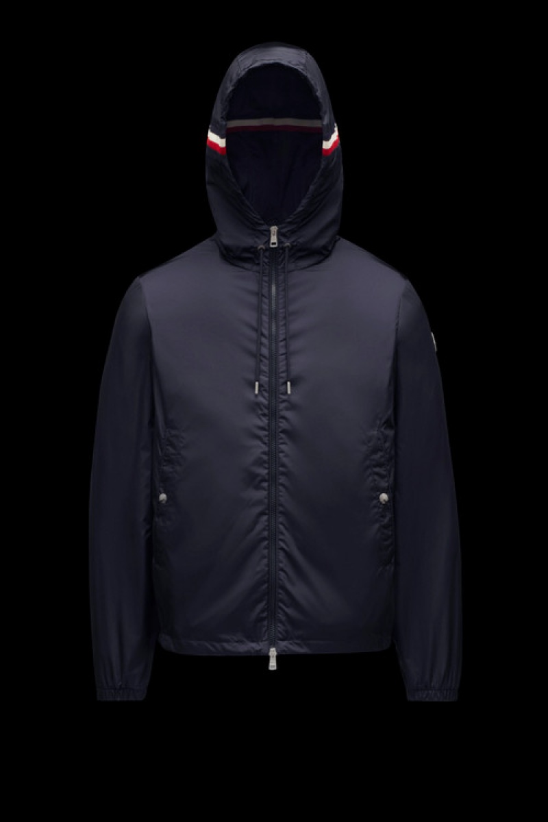 Cortavientos Moncler Grimpeurs Encapuchado Hombre Azules | NDTL-12573