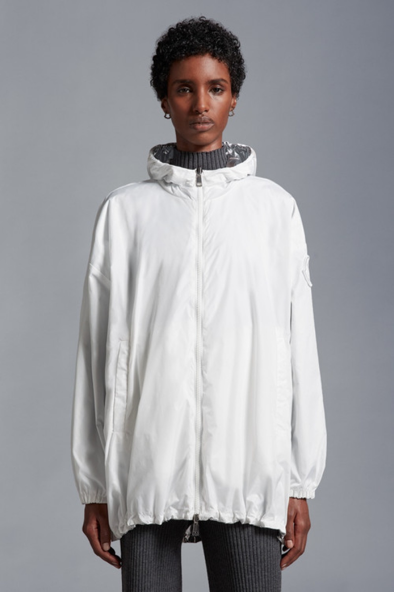 Cortavientos Moncler Jubba Reversible Rain Mujer Plateados | AION-61735