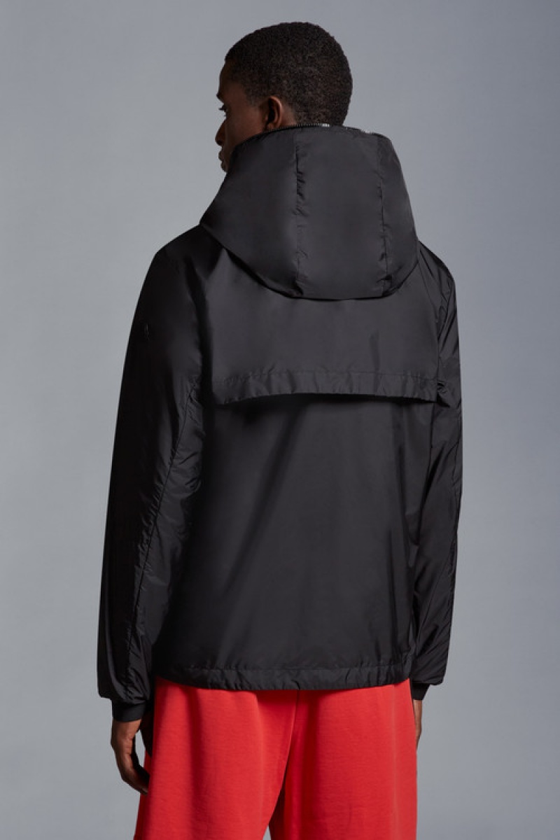 Cortavientos Moncler Junichi Rain Hombre Negros | RUDY-05347