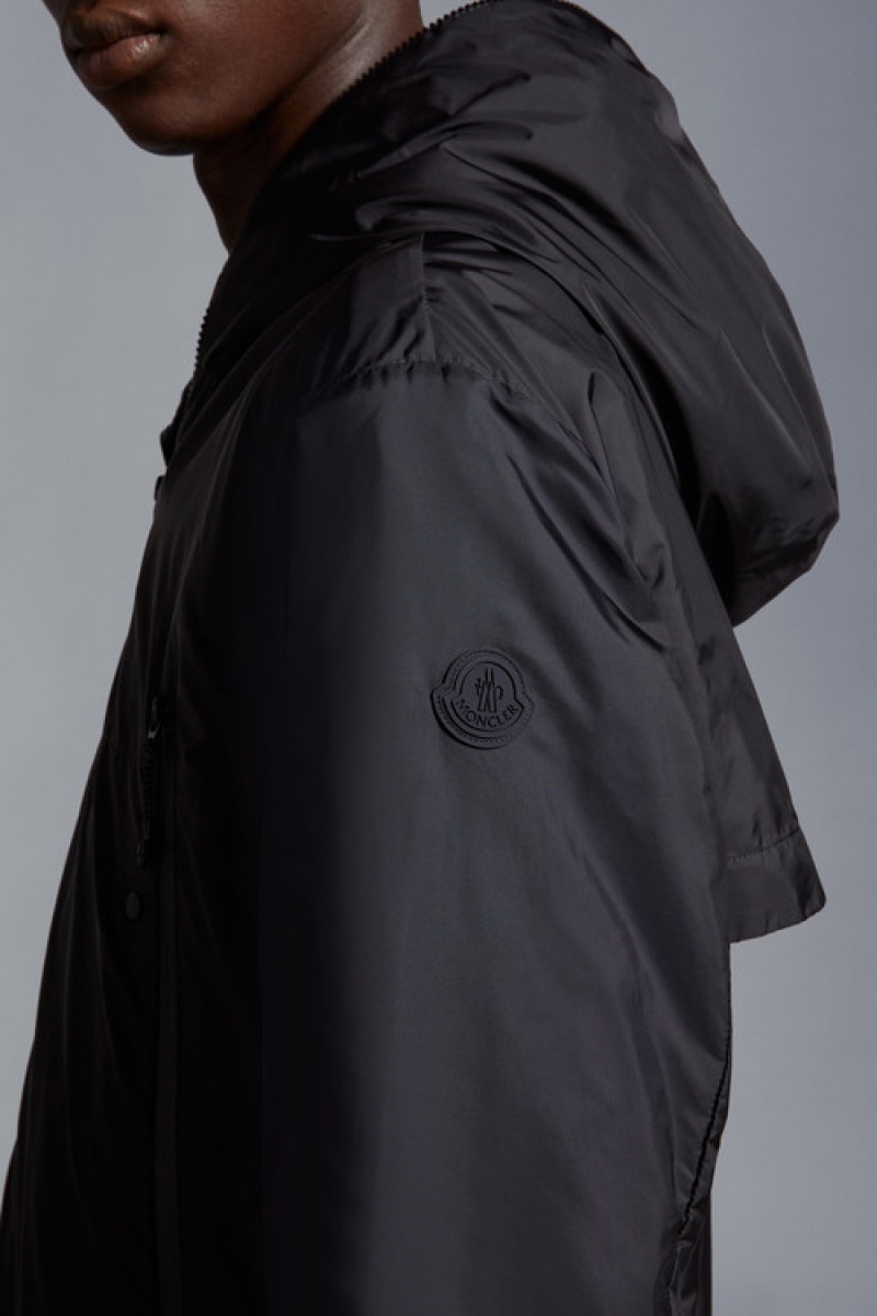 Cortavientos Moncler Junichi Rain Hombre Negros | RUDY-05347