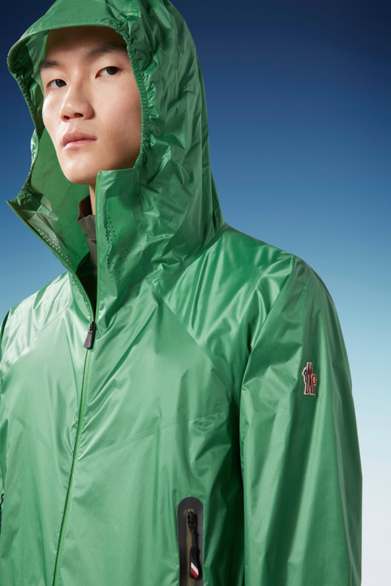 Cortavientos Moncler Leiten Hombre Turquesa Verdes | PYRQ-57319