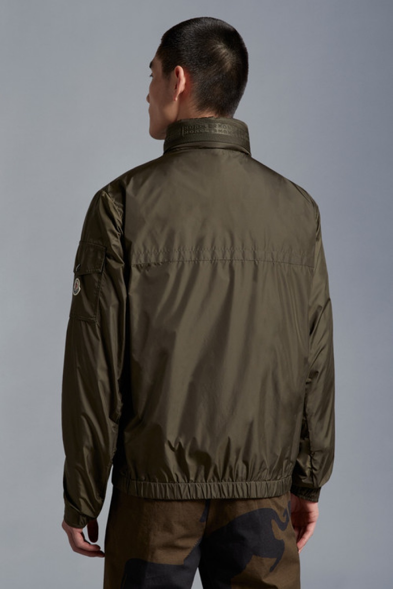 Cortavientos Moncler Nire Rain Hombre Verdes | FJWY-95276