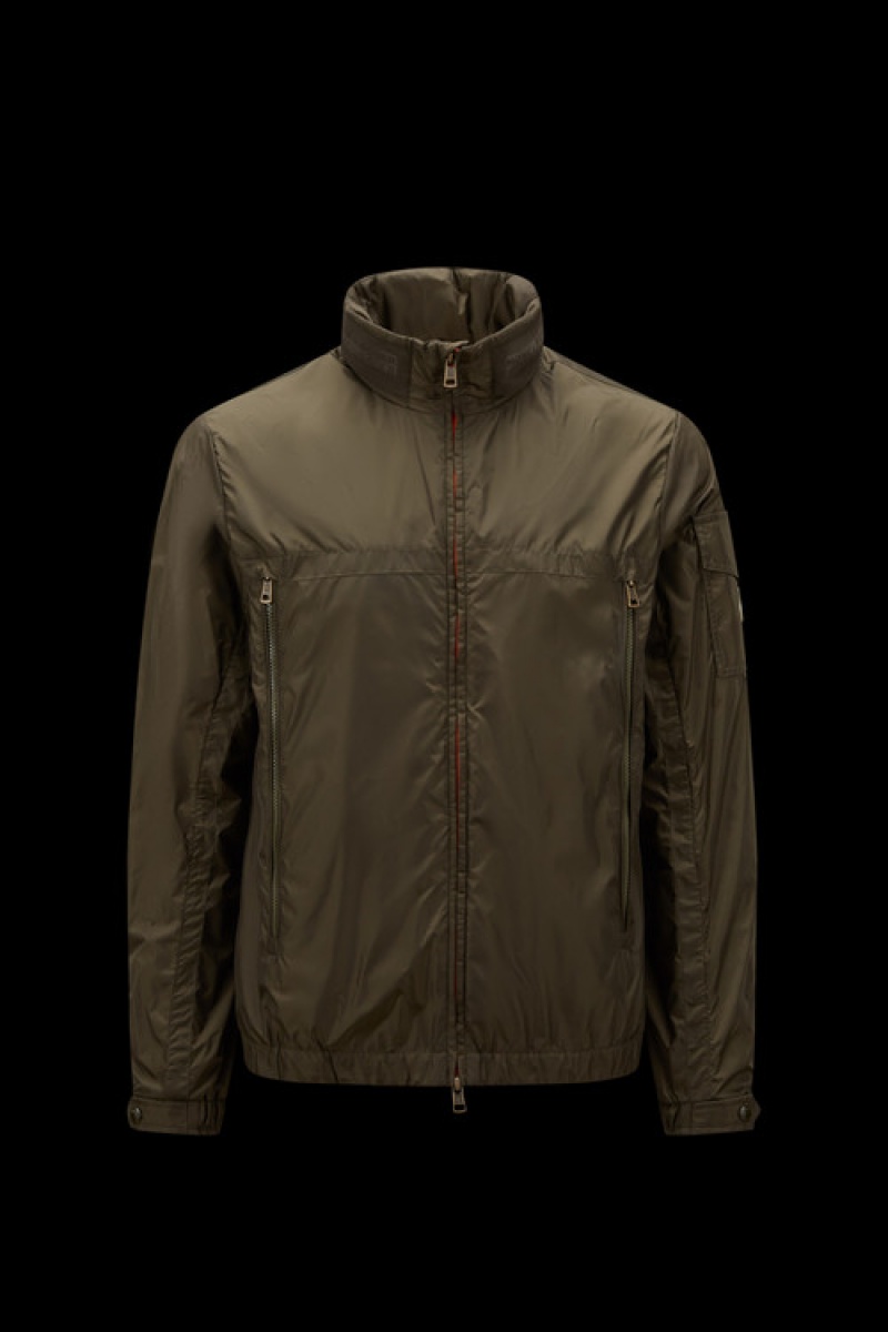 Cortavientos Moncler Nire Rain Hombre Verdes | FJWY-95276