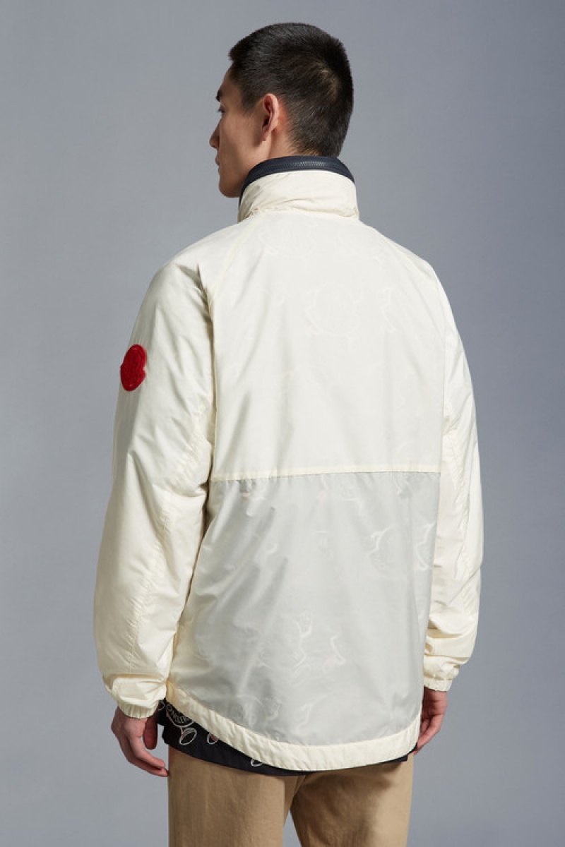 Cortavientos Moncler Octano Hombre Blancos | IMEV-93487