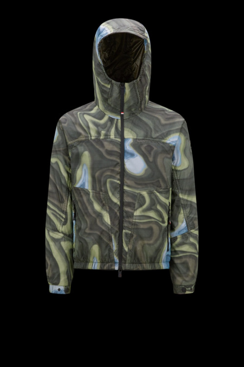 Cortavientos Moncler Peyrus Encapuchado Hombre Multicolor | TJGV-36901