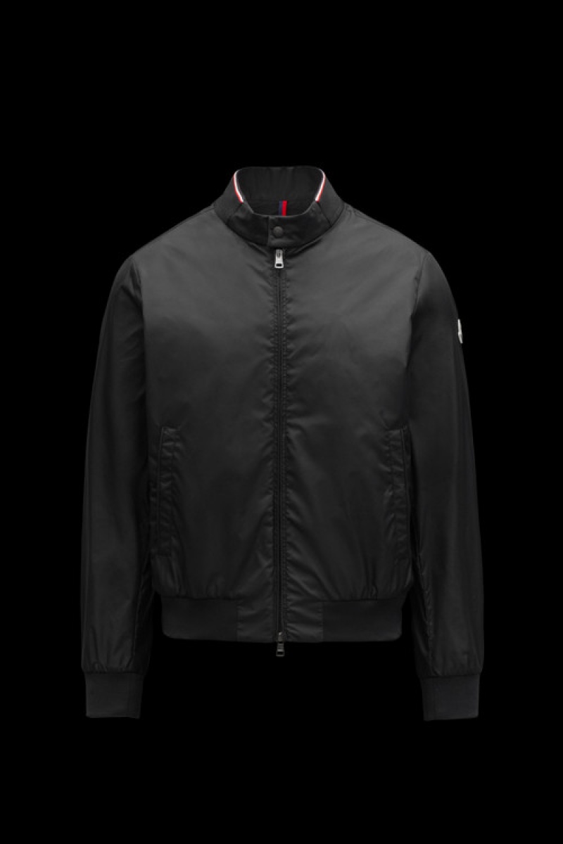 Cortavientos Moncler Reppe Rain Hombre Negros | FNZK-21706