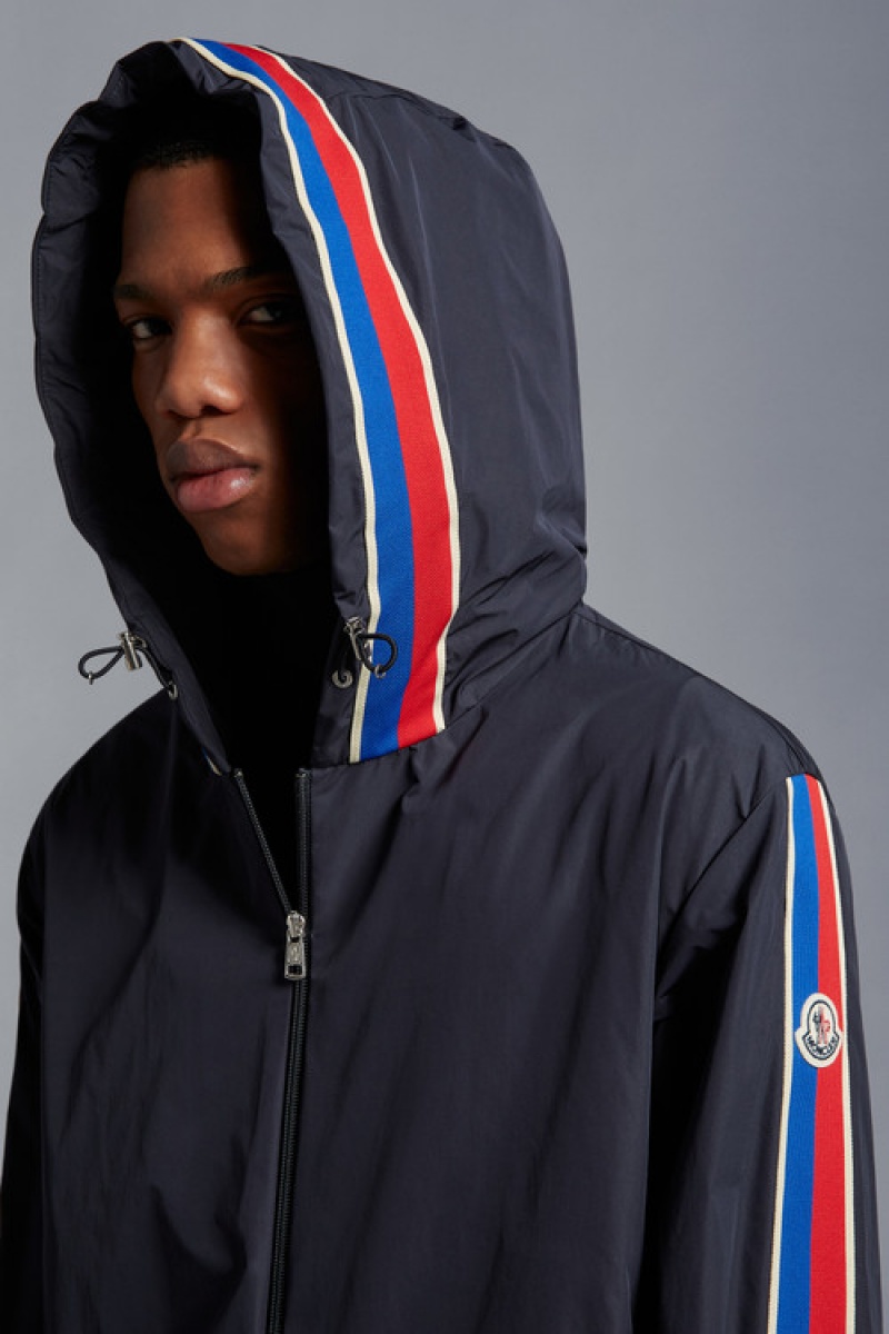 Cortavientos Moncler Rukbat Hombre Azules Oscuro | XCAH-67491