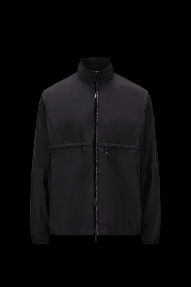 Cortavientos Moncler Sabik Rain Hombre Negros | VINE-84013