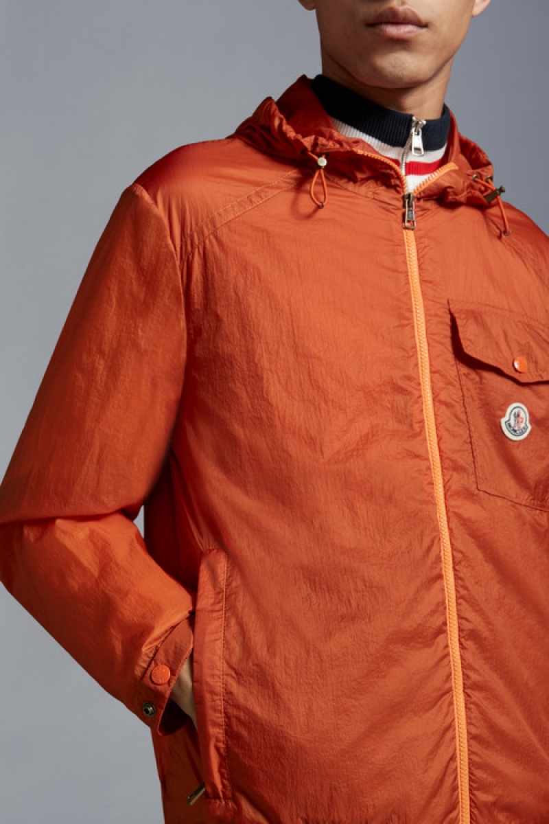 Cortavientos Moncler Samakar Encapuchado Hombre Naranjas | BYMT-48713