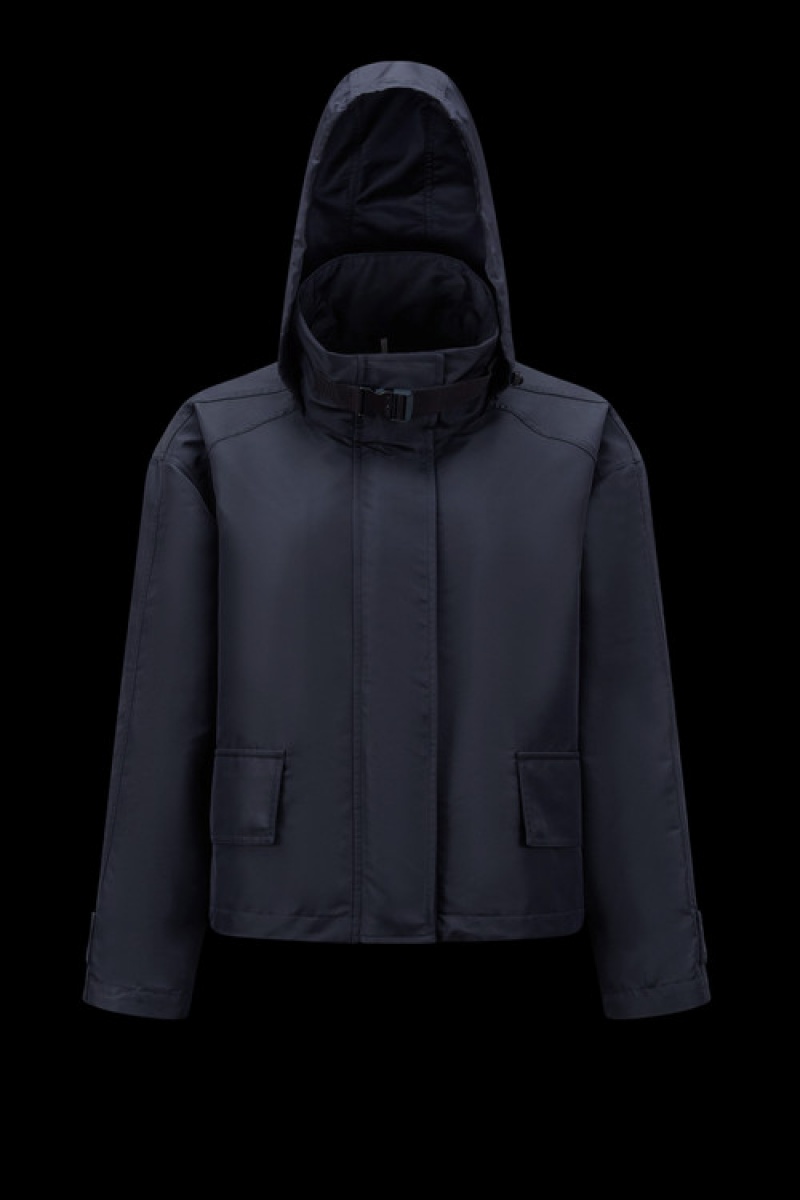 Cortavientos Moncler Saupe Parka Mujer Azules | YTBK-92031