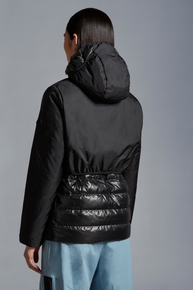 Cortavientos Moncler Sepik Mujer Negros | UZGT-58021