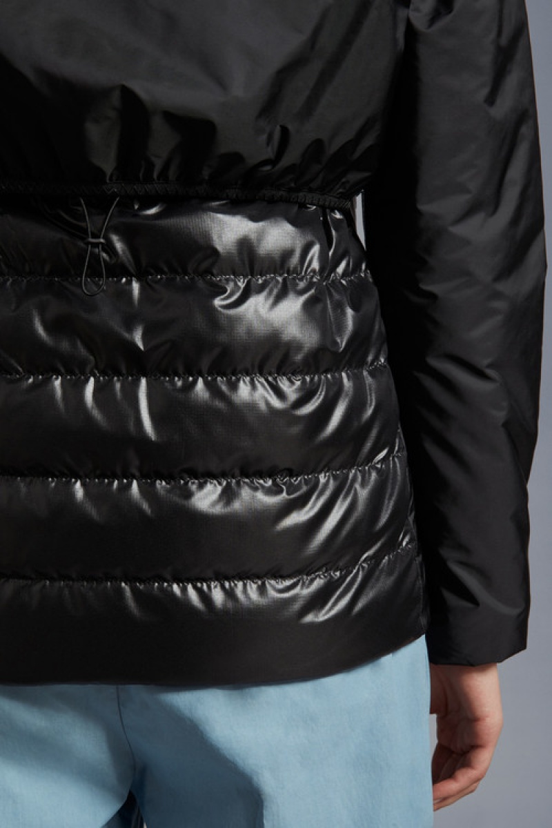 Cortavientos Moncler Sepik Mujer Negros | UZGT-58021