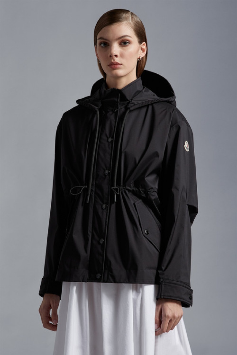 Cortavientos Moncler Valiere Parka Mujer Negros | WZXE-05862